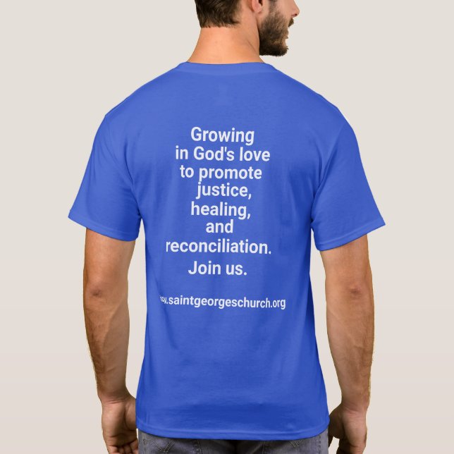 Wachsende Liebe Gottes, den T - Shirt der Gerechti (Rückseite)
