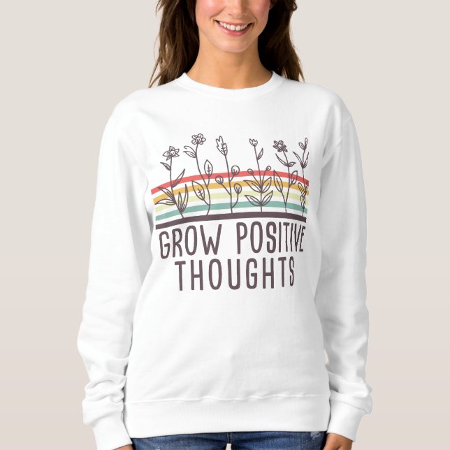 Wachsende positive Gedanken T - Shirt (Vorderseite)