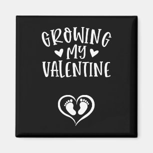 Wachsende Schwangerschaftsankündigung Mein Valenti Magnet