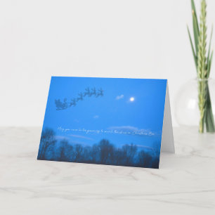 WACHSENDER MOND RUDOLPH Grußkarte Dankeskarte