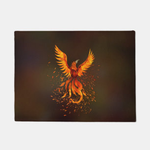 Wachsender Phoenix-Vogel Fußmatte