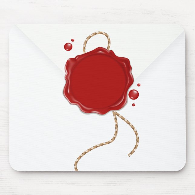 Wachssiegel Mousepad (Vorne)