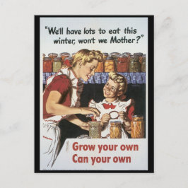 Wachstum des 2. Weltkriegs Postkarte