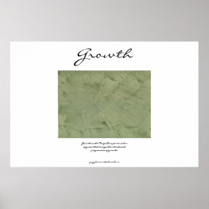Wachstum - Grüne Kraft - Feng Shui Poster