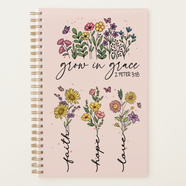 Wachstum in Grace Planner Planer (Vorderseite)