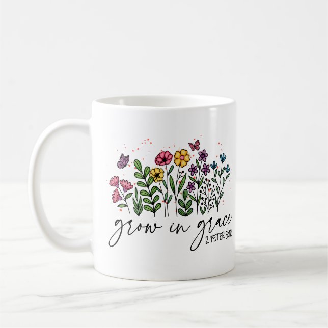 Wachstum in Grace-Tasse Kaffeetasse (Links)