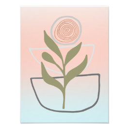 Wachstum innerhalb von Boho Abstrakt Fotodruck