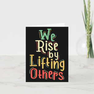 Wachstum Mindset-Lehrer, die wir durch Anheben and Karte