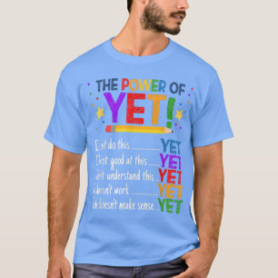 Wachstum Mindset Lehrer Kindness Power von yet Ins T-Shirt