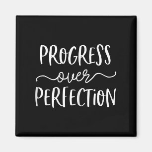 Wachstum Mindset Teacher Shirt Progress over Perfe Magnet