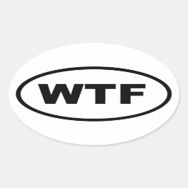 WACHSTUM OVALER AUFKLEBER