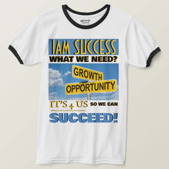 WACHSTUM UND CHANCE T-Shirt (Design vorne)