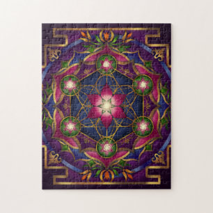 Wachstums-Mandala-Puzzlespiel durch Rachel C. Puzzle