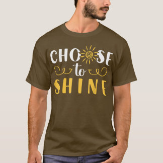 Wachstumsorientierter Lehrer entscheidet sich für  T-Shirt