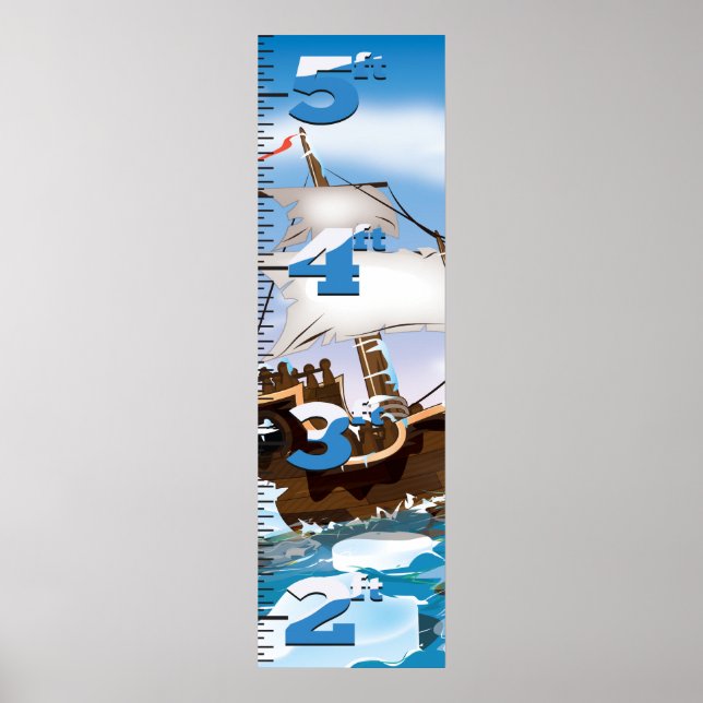 Wachstumstabelle für Eisbrecher Poster (Vorne)