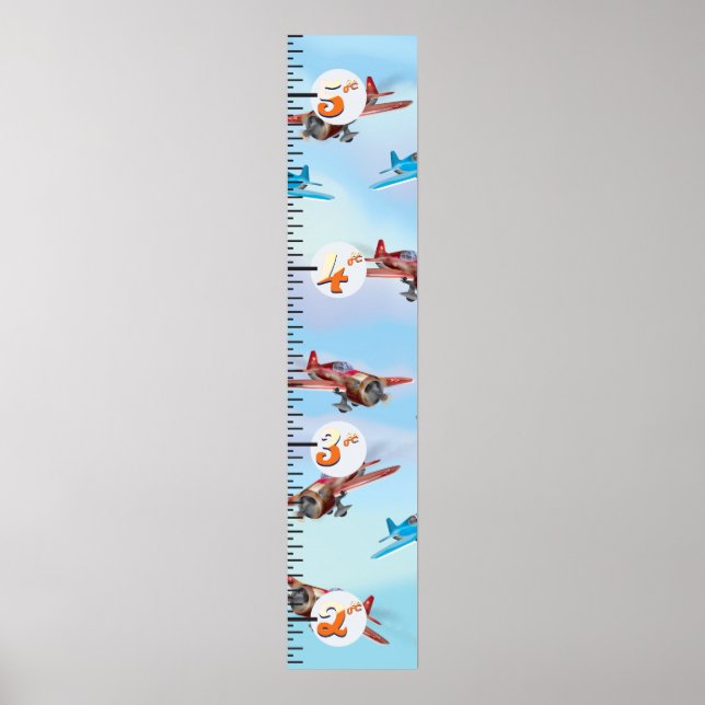 Wachstumstabelle für Luftfahrzeuge Poster (Vorne)