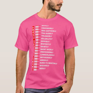 Wachstumstabelle für Sonnenbarsche T-Shirt