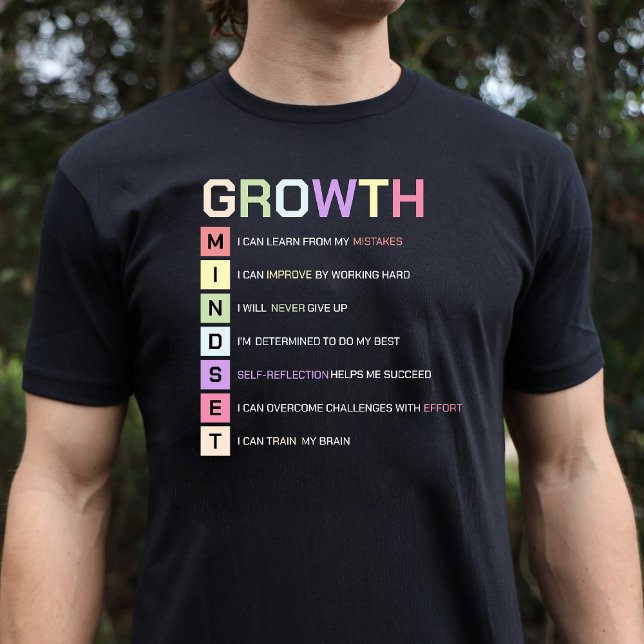 Wachstumsverhalten Schwarz T-Shirt (muscular growth.)