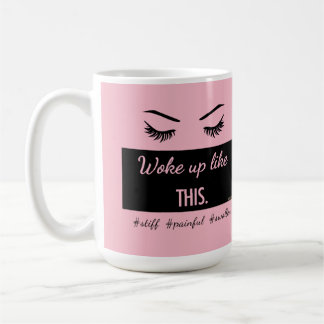 Wachte wie diese Eyelashes-Tasse mit Tasse
