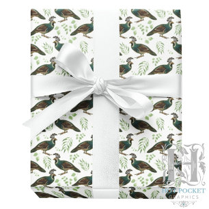 Wachtel Geschenkpapier