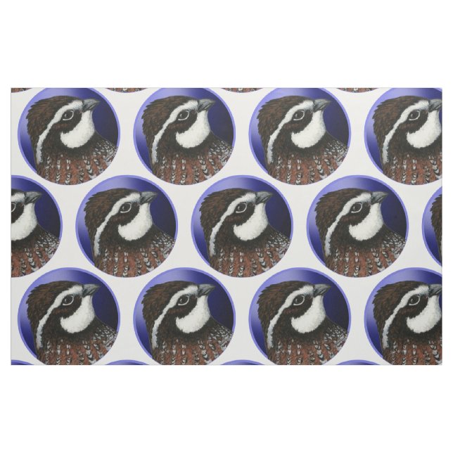 Wachtel-Hauptkreis Stoff (Fat Quarter (45,7 x 55,9 cm))