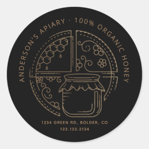 Wachtel Runder Aufkleber