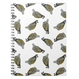 Wachtel-Wurf-Notizbuch Notizblock