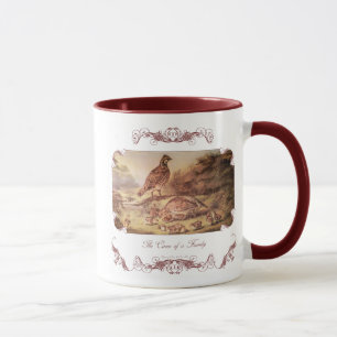 Wachtelfamilie Kaffeetasse