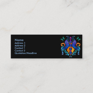 Wächter an den Dämmerungs-Visitenkarten Mini Visitenkarte