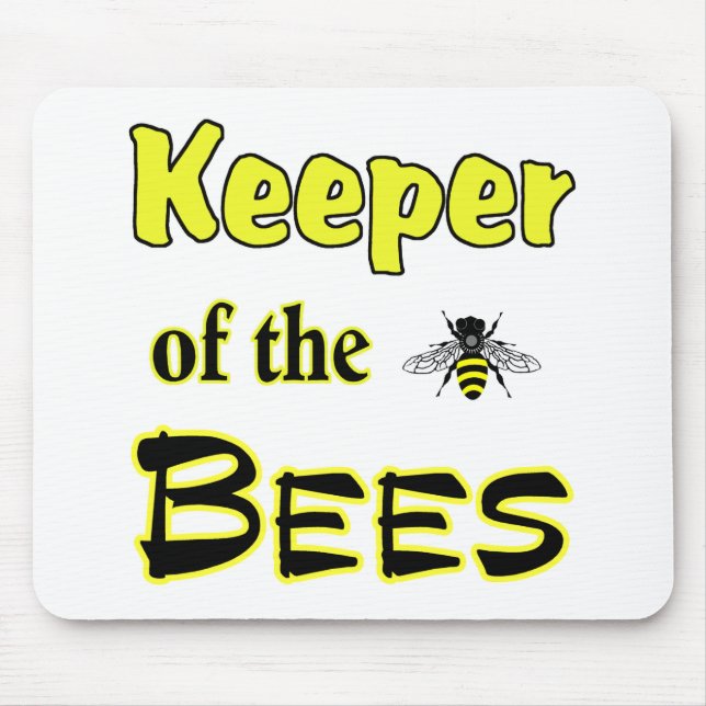 Wächter der Bienen dunkel Mousepad (Vorne)