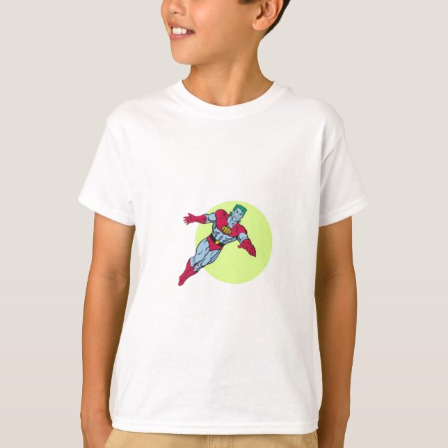 Wächter der Erde: Captain Planet Tribute T-Shirt (Vorderseite)