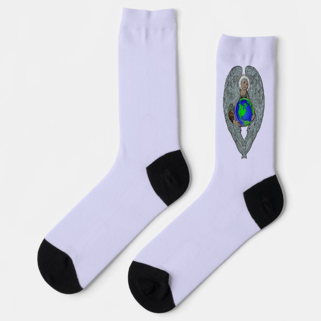 Wächter der Erde Socken (Linkes Detail)