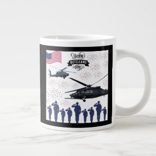 Wächter der Freiheit schwarz Jumbo-Tasse