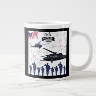 Wächter der Freiheit schwarz Jumbo-Tasse