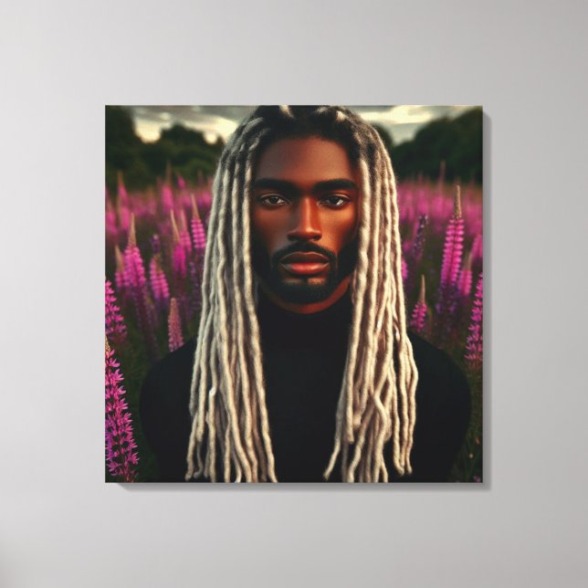 Wächter der Lavendelfelder Leinwanddruck (Vorderseite)