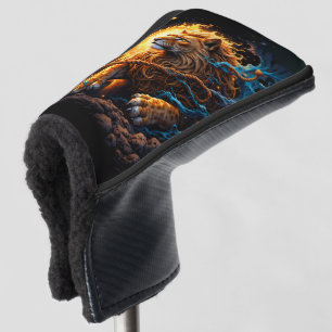 Wächter der solaren Schwelle – Löwe der Balance Golf Headcover