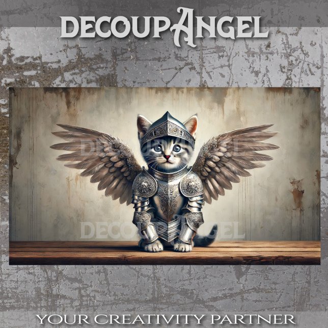 Wächter der Träume: Der geflügelten Ritter Kitten Seidenpapier (Von Creator hochgeladen)