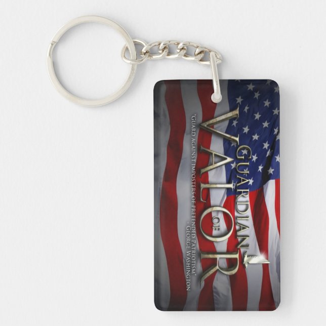 Wächter der Wagemut-Schlüsselkette Schlüsselanhänger (Vorderseite)