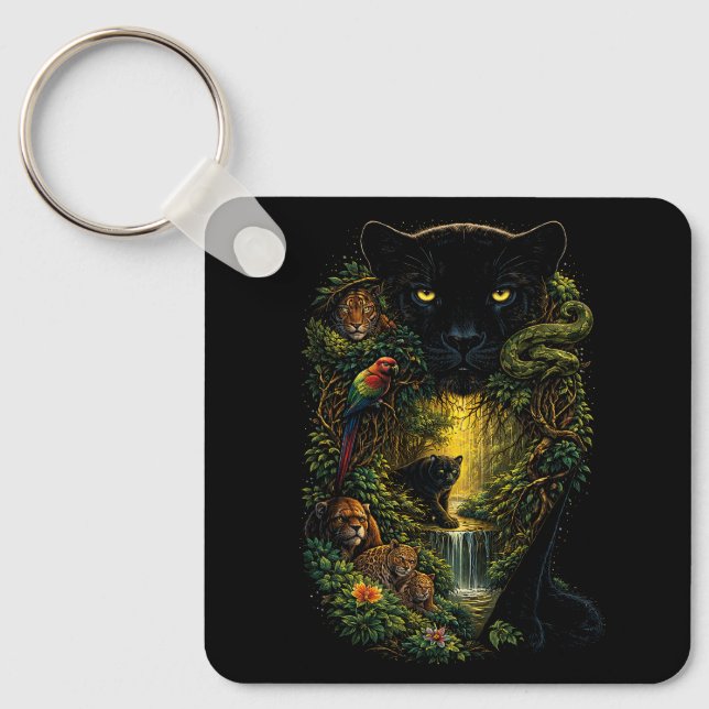 Wächter der Wildnis Schlüsselanhänger (Vorderseite)