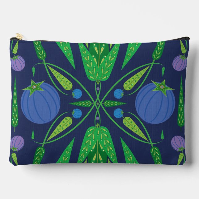 Wächter des Blueberries Large Pouch Zubehörtasche (Vorderseite)