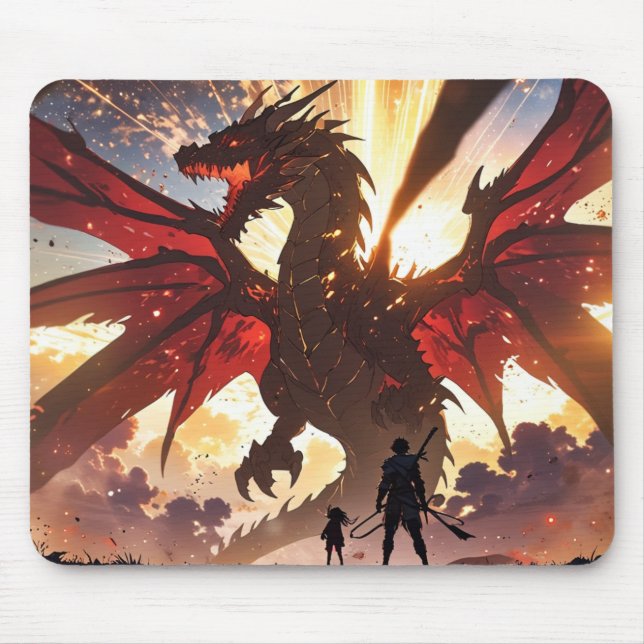 Wächter des Flüsternhirns Mousepad (Vorne)
