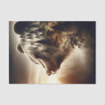 Wächter des Forest Bear Decoupage Paper