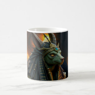 Wächter des Jenseits – Anubis.  Kaffeetasse