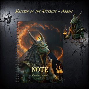 Wächter des Jenseits – Anubis. Notizblock
