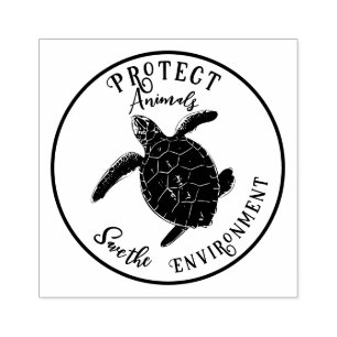 Wächter des Meereslebens Gummistempel