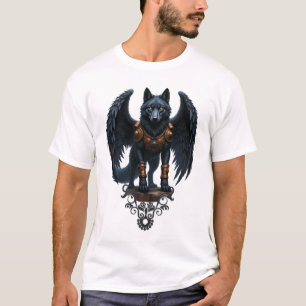 Wächter des Mondes – Der schwarzflügelige Wolf T-Shirt