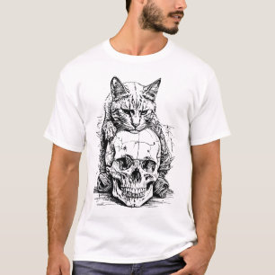 Wächter des Schädels: Ein Reich der Dunklen Katze T-Shirt