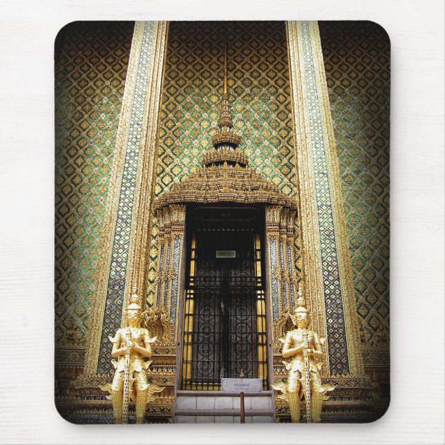 Wächter des thailändischen Fotos Golden Palace Mousepad (Vorne)