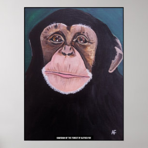 Wächter des Waldes Gemälde von Alfred Fox Poster