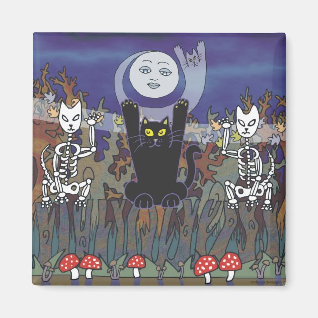 Wächter eines Spuk Waldes Magnet (Vorne)